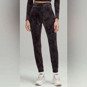 Lululemon Ready to Rulu High Rise Velour Jogger Insterstellar Dark Grey‎ Multi 6
